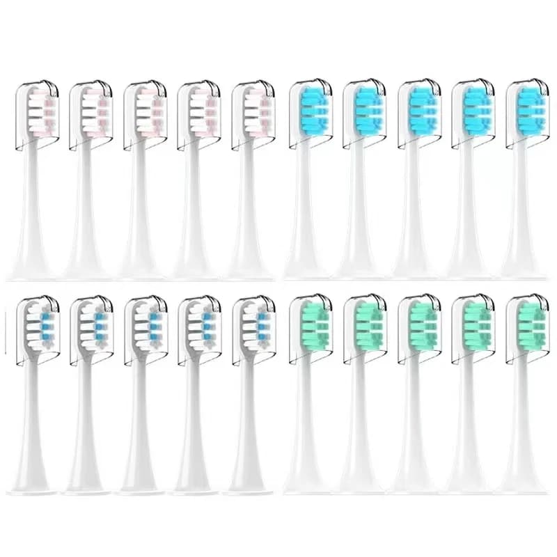 Replacement heads for Mijia T300/T500/T700 electric toothbrush soft bristle nozzles with sealed pockets
