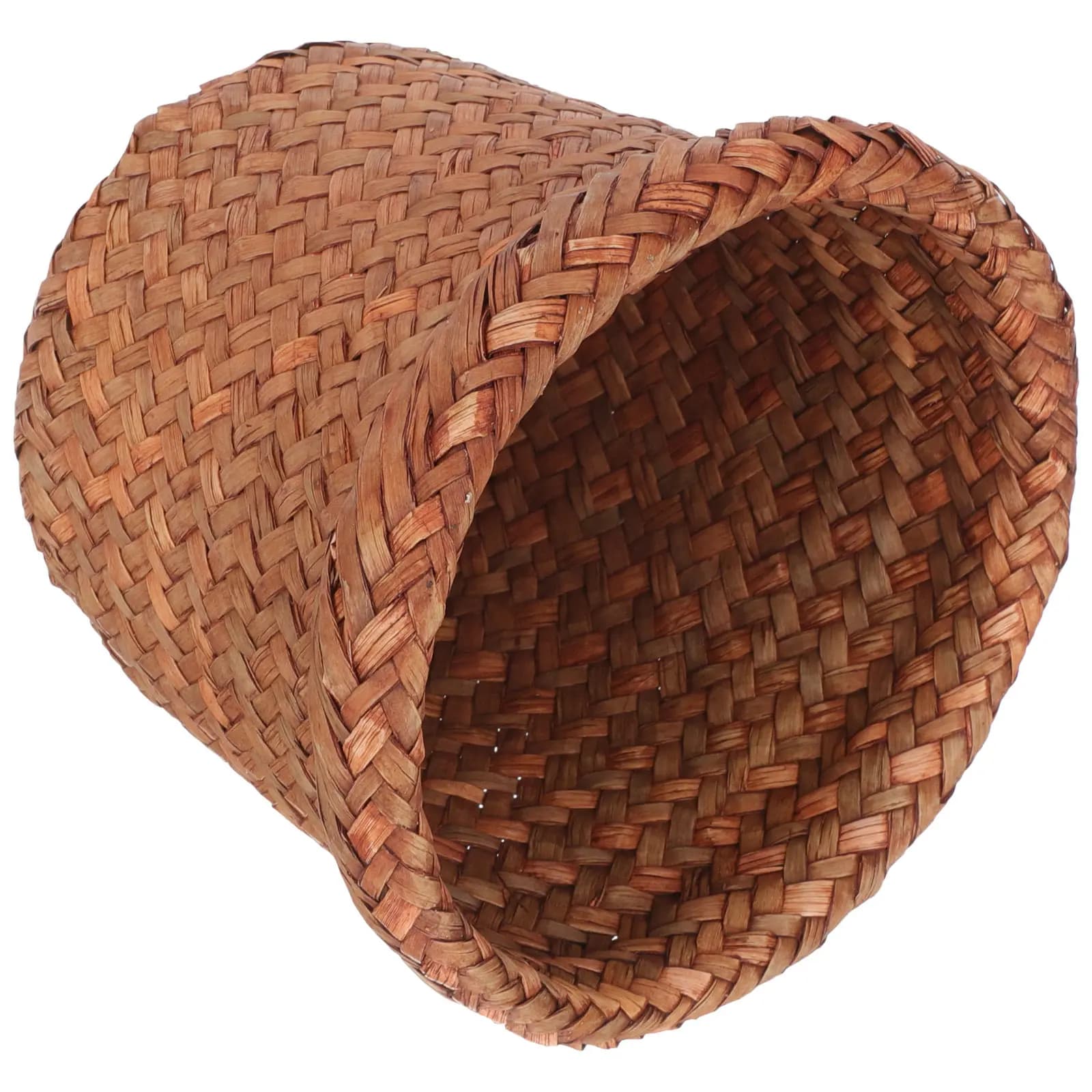 Cestino per Rifiuti Intrecciato dal Design Chic, Fresco, Semplice ed Elegante, in Materiale Premium Resistente all'Usura, Comodo per Arredamento Casa e Ufficio