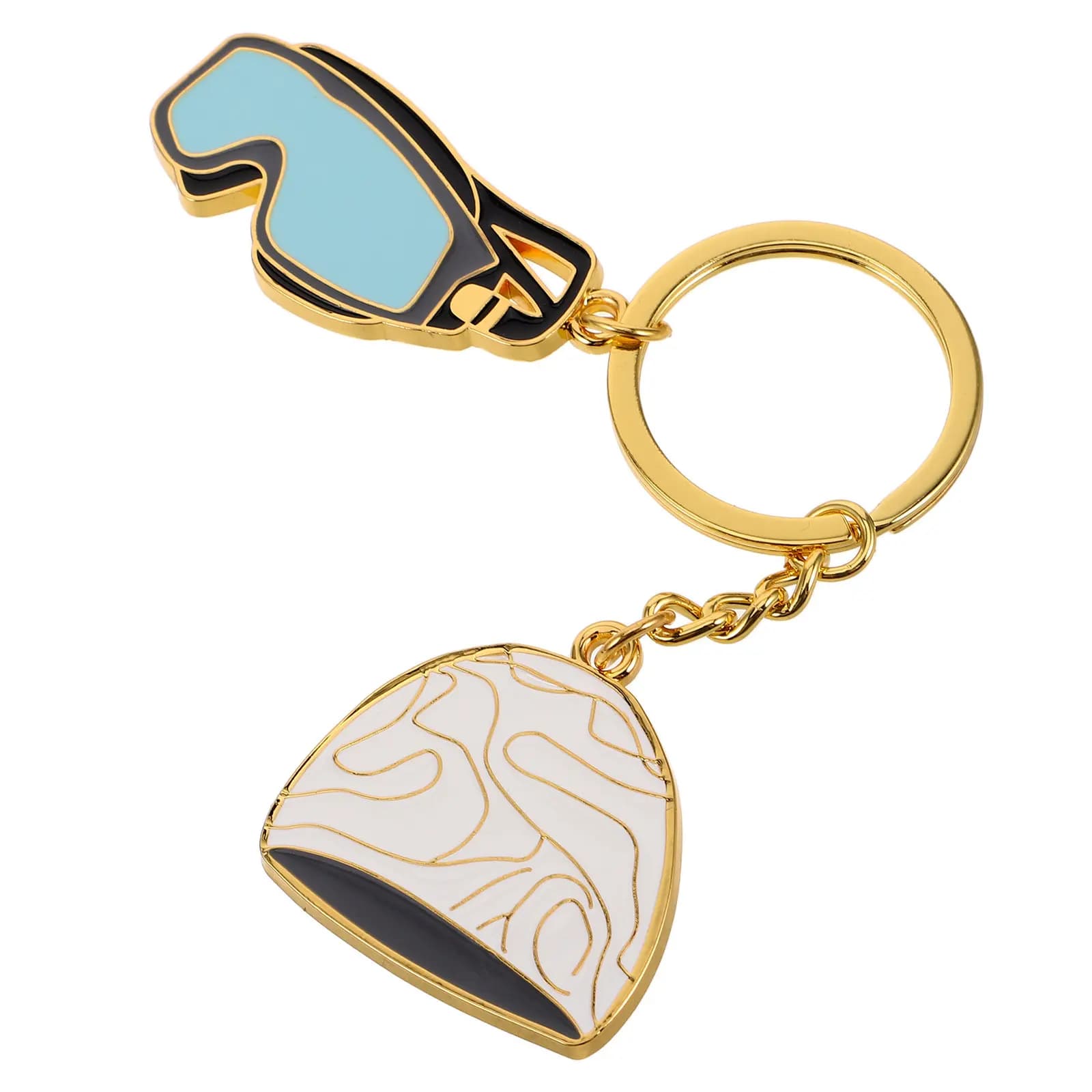Swimmer Keychain Stylish Metal Swim Pendant Key Ring Charm Swimming Keychain Bag Decoration Sports Pendant