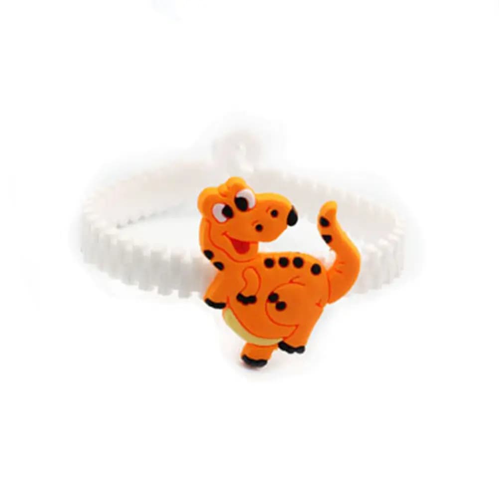 12 Pezzi Braccialetti in PVC a Forma di Dinosauro per Bambine, Morbidi, Flessibili, Impermeabili, Ideali per Feste, Compleanni, Halloween, Riempitivi per Sacchetti Regalo