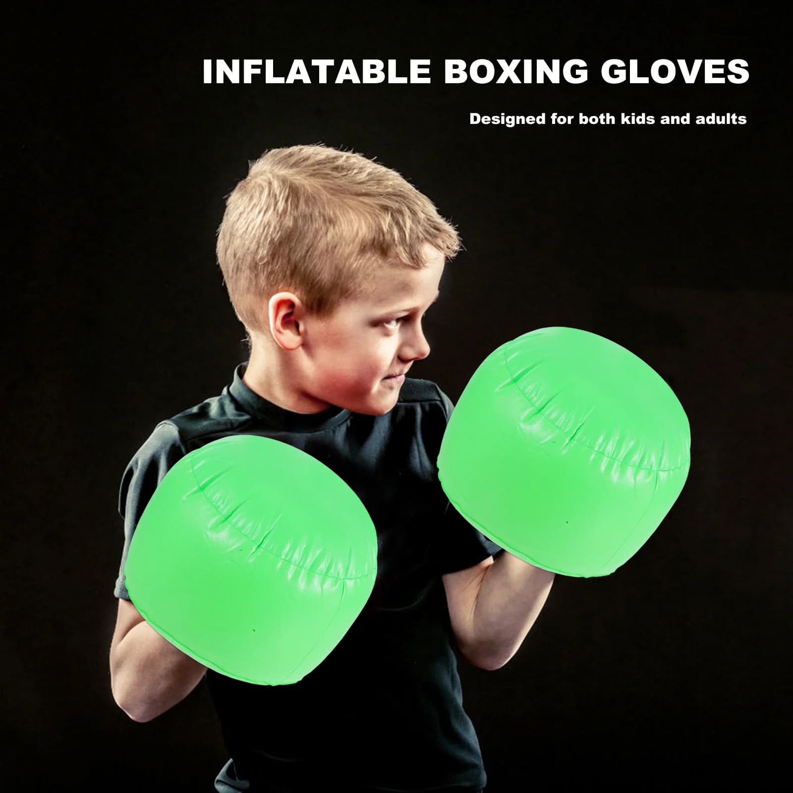 1 pair of PVC Durable Adult Inflatable Boxing Gloves Adjustable Gym Workout Sports Inflatable Boxing Gloves