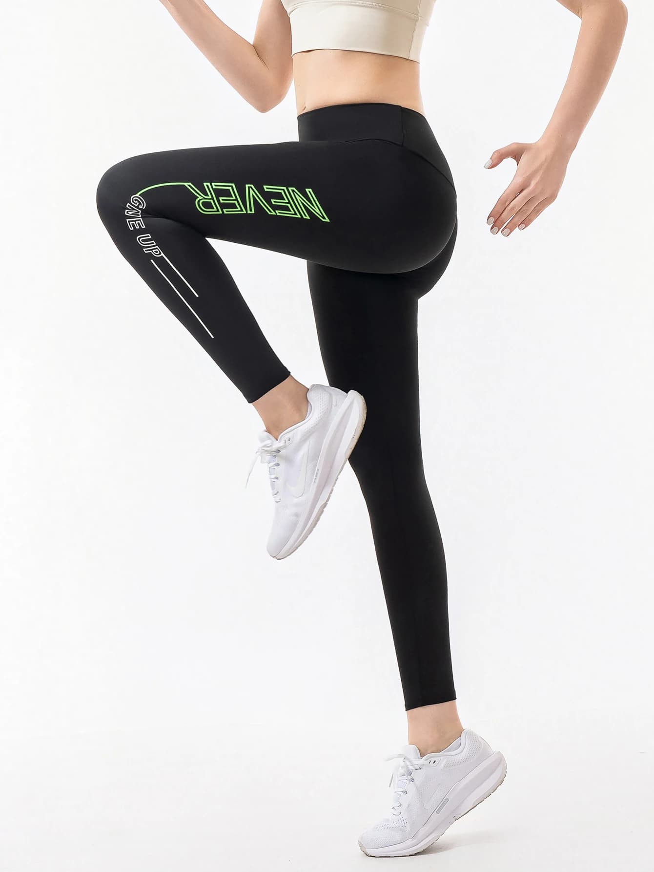Leggings da donna pantaloni skinny dimagranti stampati con lettere pantaloni pigiama autunnali e invernali capispalla casual pantaloni da casa
