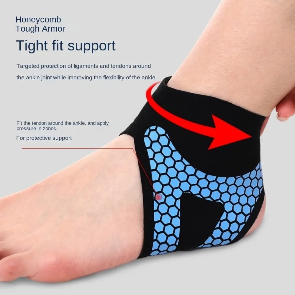 Manicotto di compressione Copertura protettiva per caviglia Protezione universale per caviglia in Lycra Protezione elastica per caviglia Tutore da corsa