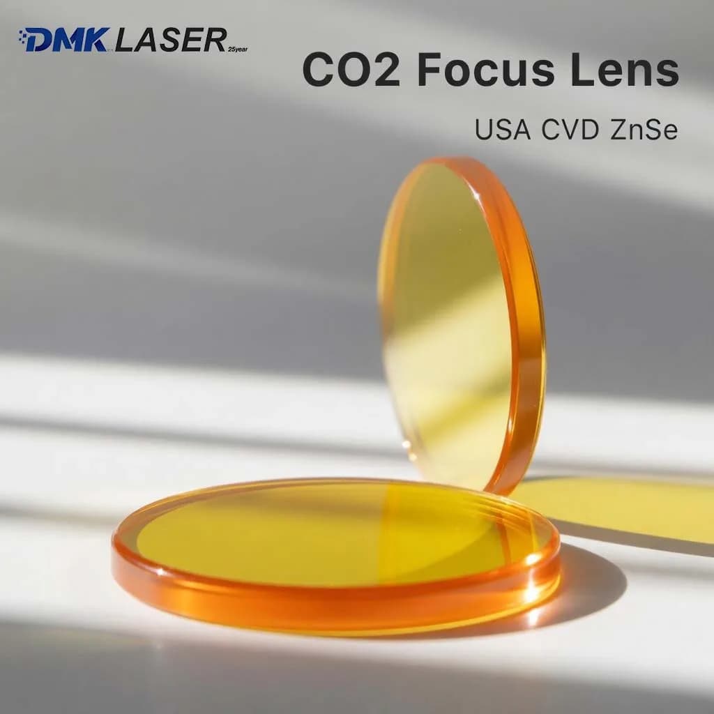 DMK USA CO2 Focus Lens CVD Dia.12/18/19/20 ZnSe Lens FL38.1 50.8 63.5 101.6 127mm For Laser Cutting Engraving Machine