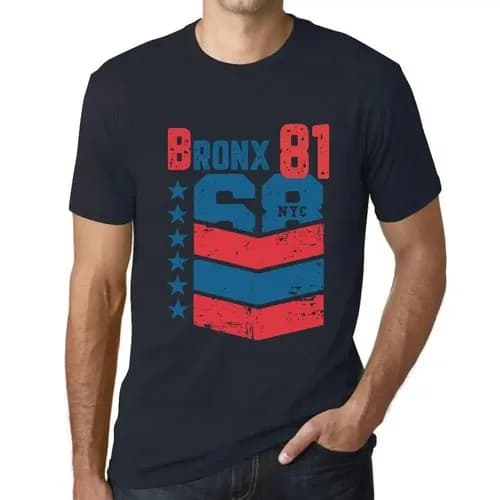 Men's Graphic T-Shirt Bronx 81 81st Birthday Anniversary 81 Year Old Gift 1943
