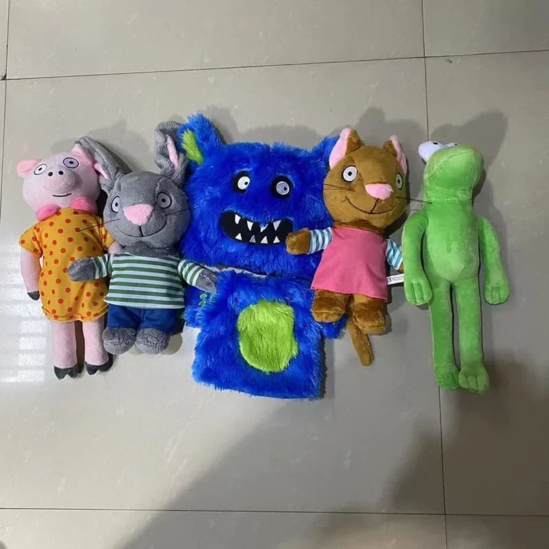 Pip e Posy giocattoli di peluche coniglio topo maiale rana bambole di pezza bambini peluche educativi figura regali di compleanno di Natale Peluche