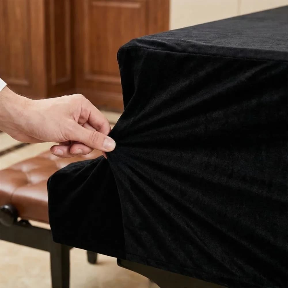 Copertura impermeabile per pianoforte ad uso domestico, copertura protettiva antipolvere e protezione solare, 153x35x110 cm, copertura per elettrodomestici verticali, protezione per elettrodomestici