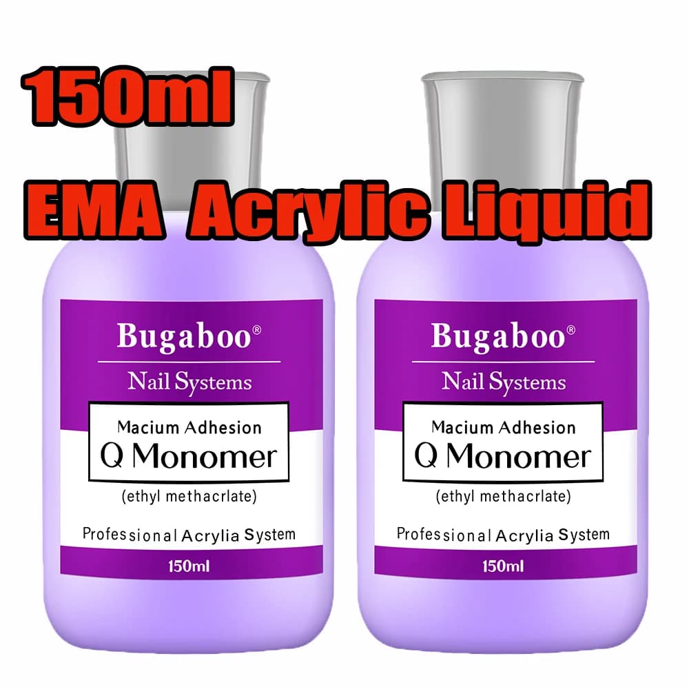 150/120/75/40ml professione EMA liquido acrilico ad asciugatura rapida viola cristallo acrilico liquido estensione fai da te punte per unghie liquido per Manicure * &