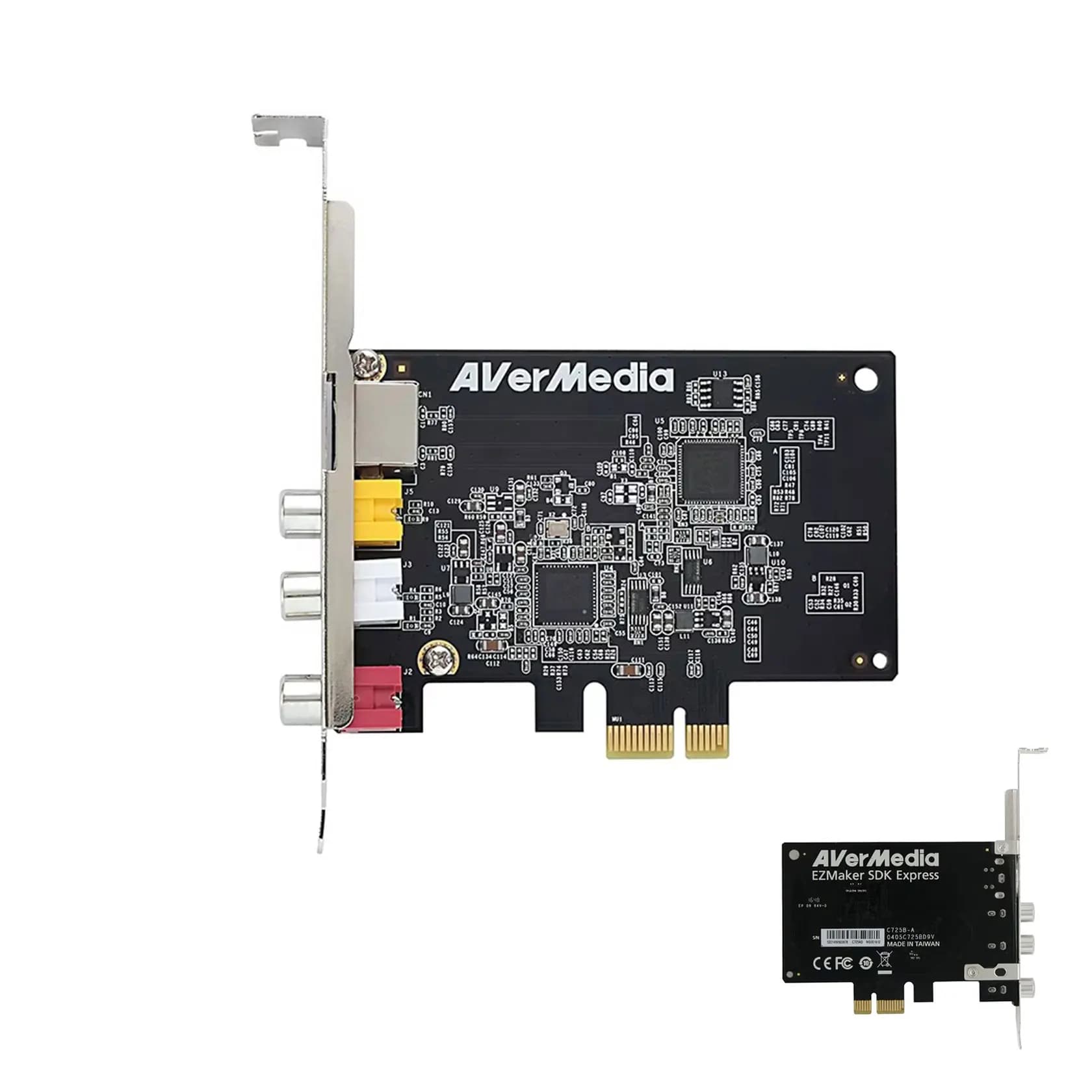 Scheda di acquisizione video Scheda AV PCI E DVR C725B per terminale AverMedia AV/S Monitoraggio video HD analogico