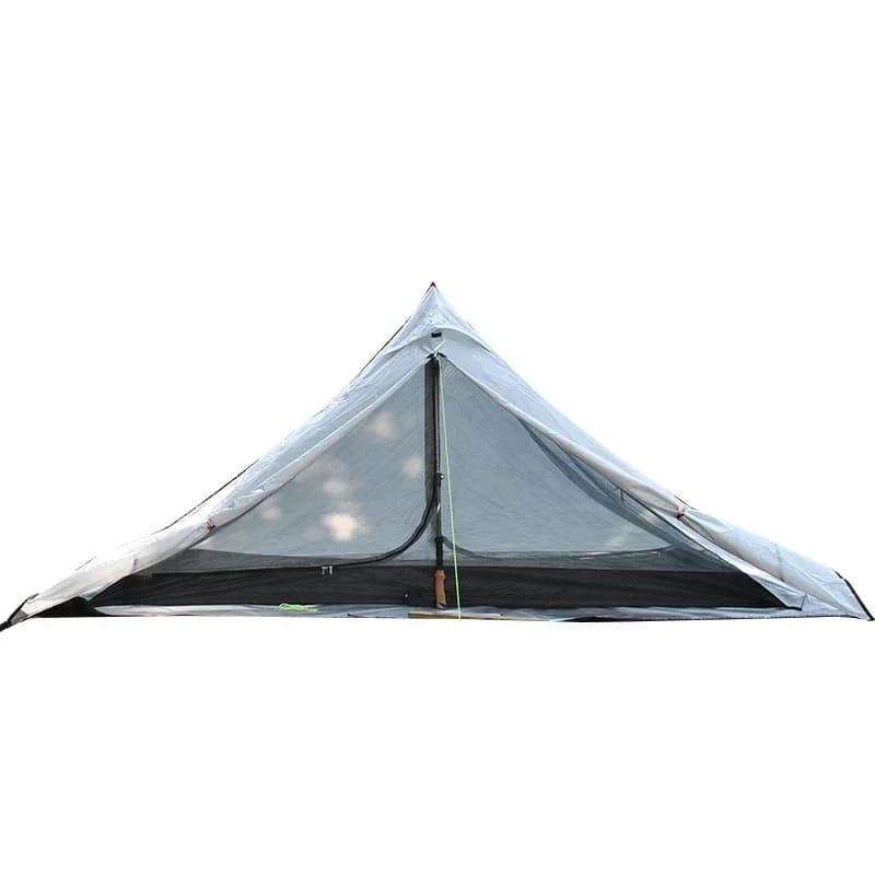 % a trekking tent for 2 people Ultralight camping tent for outdoor backpack Lightweight without pole Waterproof for 1-2 persons
