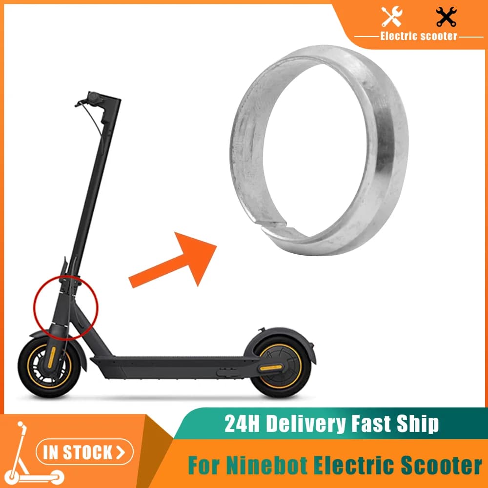 Scooter elettrico per Ninebot MAX G30 anello sterzo superiore/inferiore lega di alluminio forcella anteriore tubo cuscinetto ciotola e-blike parte rotante