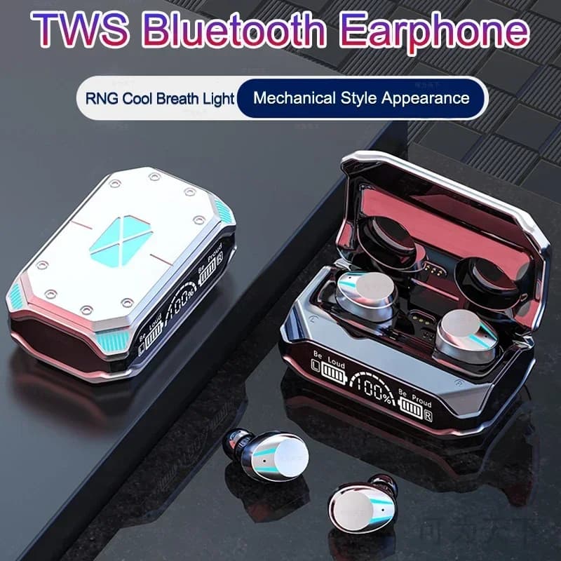 Auricolari Bluetooth TWS M41 Cuffie wireless Smart Touch Cuffie wireless Display a LED Auricolari audio stereo per smartphone