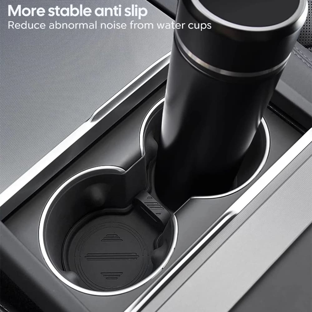 Tappetino portabicchieri in silicone per Tesla Model Y Launch Juniper Model 3 Highland Cup Limit Decorazione d'interni