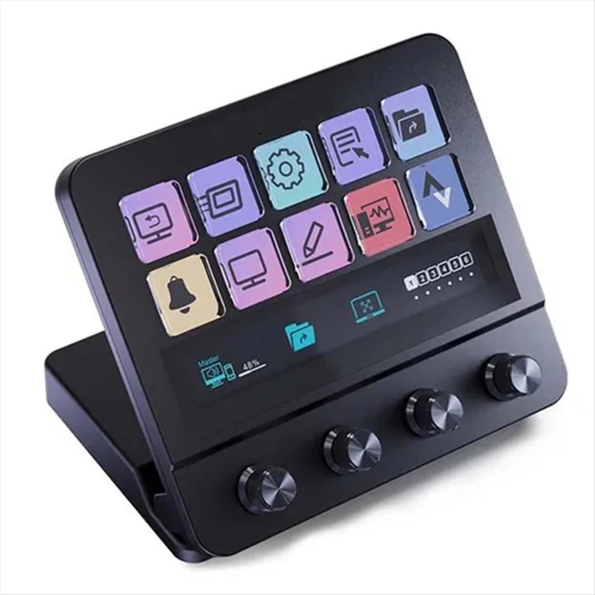 Supporto per ponte Mbox N4 Stream - Touch Strip 10 - Tastiera in nero -Y18A