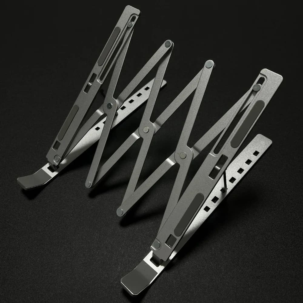 Adjustable Laptop Holder Stand Portable Foldable Laptop Cooling Bracket Aluminum Alloy Non-slip Notebook Support Base