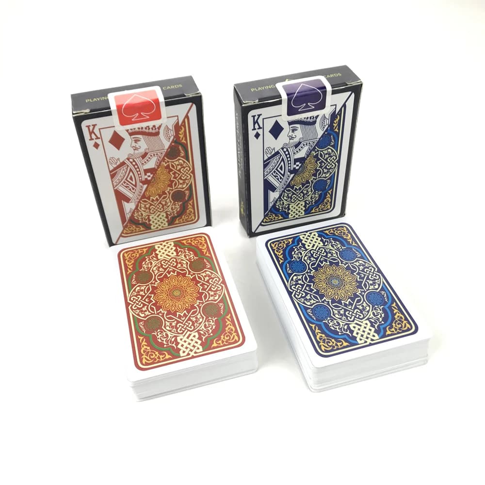 1 pz Carte da gioco in plastica di alta qualità 8,8*5,8 cm in PVC impermeabile anti-piegatura lavabile per giochi di intrattenimento per adulti