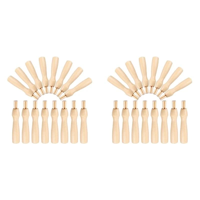 ABWZ-32Pcs Needle Felting Tools Poking Felting Needle Handles Replacement Punch Needle Holder Wool Felting Needles Handles