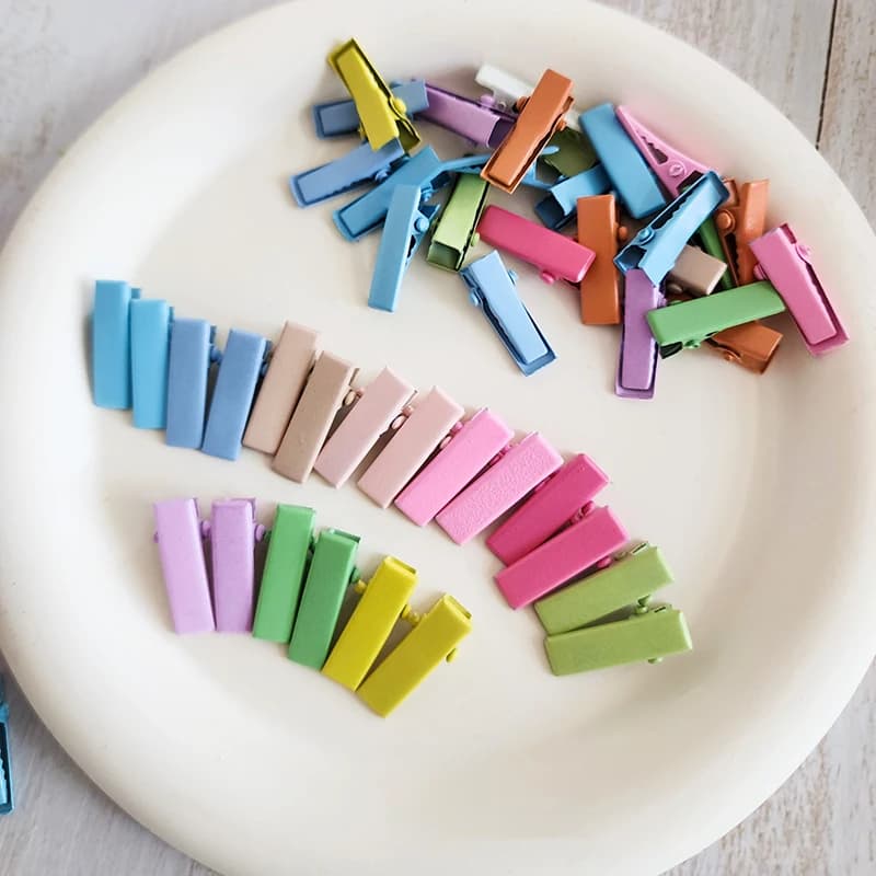 50 pz bambola in miniatura clip di capelli perno di capelli per giocattoli styling dei capelli per 1/6 1/12 OB11 accessori bambola copricapi decorazione
