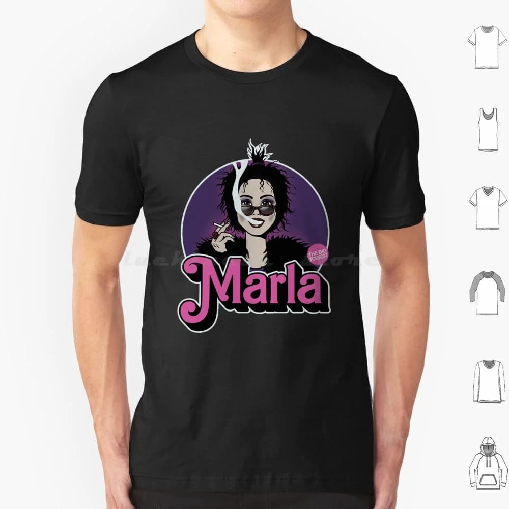 Marla Doll T Shirt 6xl Cotone Cool Tee Getsousa Doll Toy Retro Mashup Cultura pop Film Donna Fight Club Marla Cantante Cult