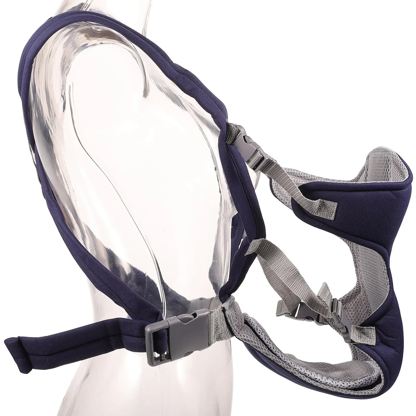 Marsupio Traspirante Blu per Neonati, Regolabile e Confortevole, Supporto a Marsupio Canguro per Neonati e Bambini