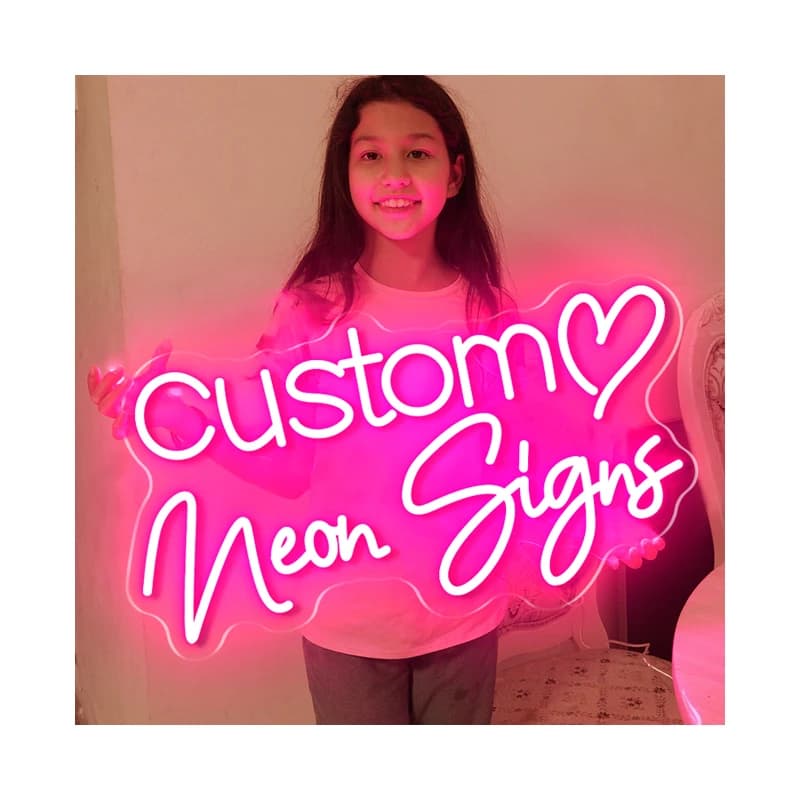 STLF Consegna Rapida Senza MOQ, Dropshipping, Insegna al Neon LED Personalizzata con Scritta 'Buon Compleanno'