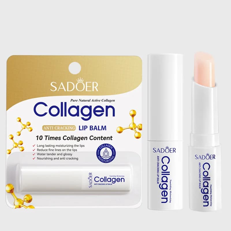 Collagen lip balm - Antiqued and winter hydrant - Nutritional hydration Cracking, clearing and repairing Lip care