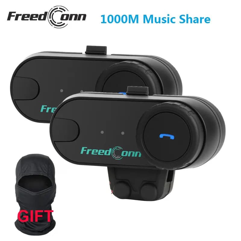 FreedConn TCOM VB casco Moto interfono Bluetooth 5.0 cuffie cuffie FM Moto Interphone casco comunicatore altoparlante regalo