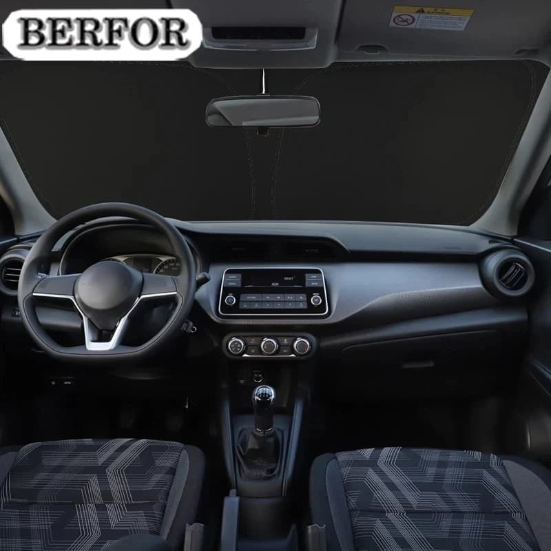 Parasole per Parabrezza Nissan Kicks 2016-2020, Accessorio Auto per Interni con Isolamento Nano