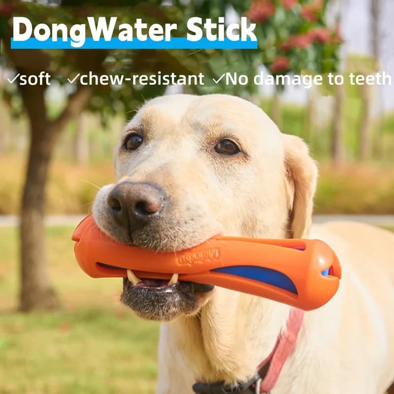 Indestructible Floating Dog Chew Toy TPR EVA for Aggressive Chewers Teeth Cleaning Fetch Stick Durable Water Training Toy