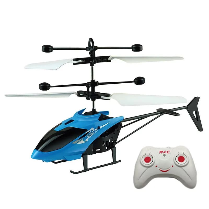 Mini aereo telecomandato elicottero interazione volante rilevamento gesti aereo per bambini giocattolo per bambini con luce lampeggiante