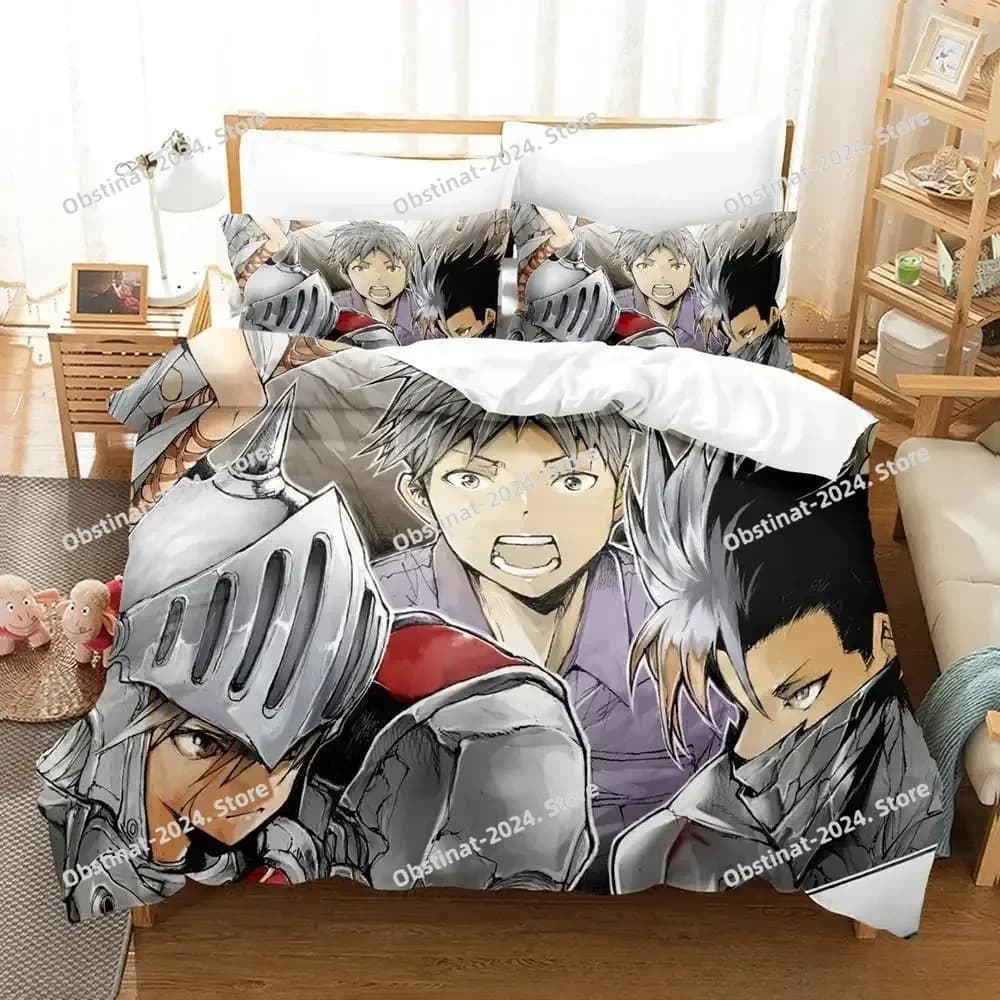 Anime Handyman Saitou in Another World Set biancheria da letto Singolo Twin Completo Queen King Size Set copripiumino per camera da letto per bambini adulti
