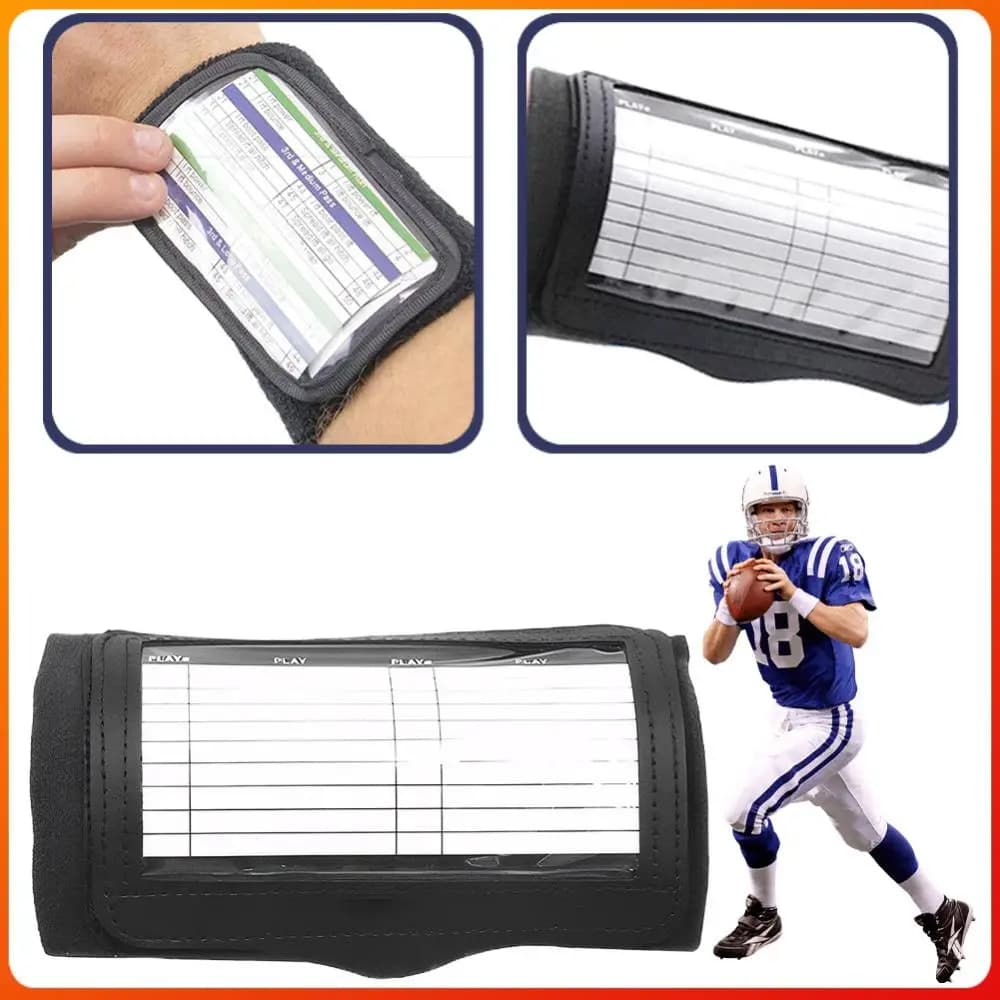 Braccialetti da Polso per Football Americano, Baseball e Softball per Segnali di Gioco