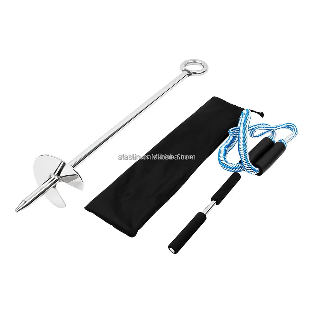 Marine Hardware 316 Stainless Steel Boat Sand Anchor Shallow Water Anchor For Jet Ski Pontoon Boat