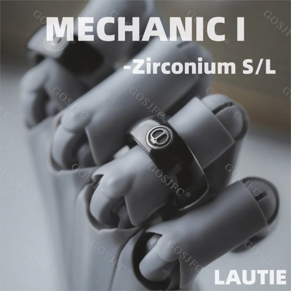 LAUTIE Mechanic I Anello Fidget in lega di zirconio EDC Spy Wars Serie Anello Spinner Giocattolo antistress Giocattoli Fidget per adulti