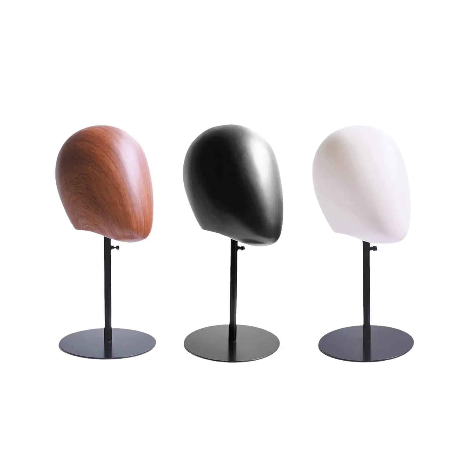 Modello di testa di manichino modello testa di manichino, robusto modello Comestic con Base, espositore porta cappello per gioielli