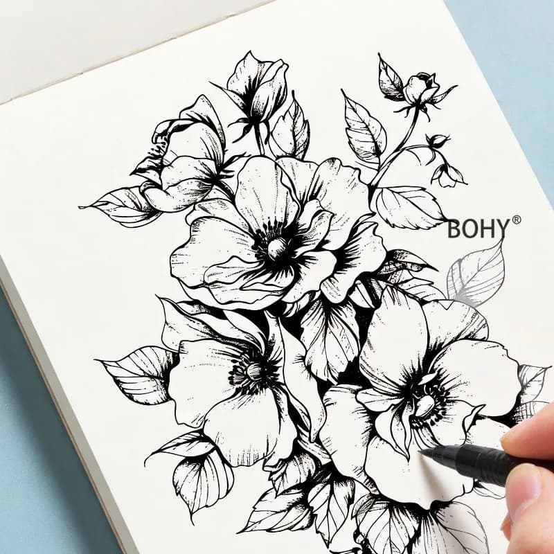 1 Adult Decompression and Drawing Book, Featuring Intricate Floral Patterns/collection of Cute Pets and Other Draft Themes