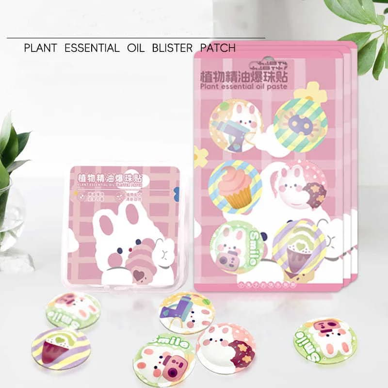 Patch per bambini e adulti per la prevenzione dei morsi di insetti domestici, olio essenziale per piante pure che scoppono perline, toppa per calmare e dormire alle erbe