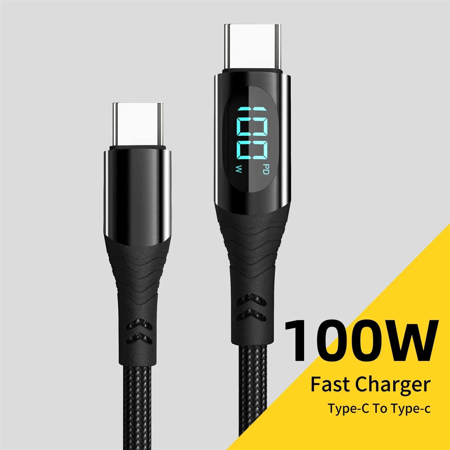Cavo PD da 100 W USB tipo C a USB C per iPhone 15 Pro Max MacBook 5A Caricatore di ricarica rapida Cavo dati Tipo-C Cavo USBC 1 M/2 M