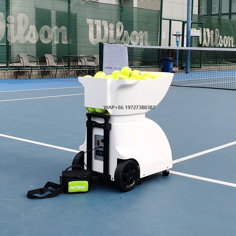 Macchina per palline da tennis elettronica automatica professionale Vendita calda per esercitazioni di allenamento con telecomando APP