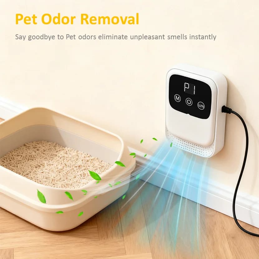 Purificatore d'aria per la casa, generatore di ozono, ioni negativi, rimuove i cattivi odori, fumo, odori di sigaretta, depuratore d'aria per bagno, toilette, cucina, animali domestici