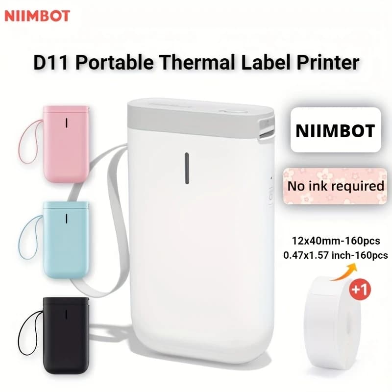 Prodotto di qualità NIIMBOT D11 macchina termica per etichettatrice portatile, senza tecnologia Wireless a inchiostro per la casa dell'ufficio
