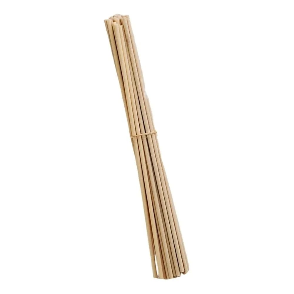 100Pcs 3mm*25cm Fiber Reed Diffuser Sticks Portable Black/White/Wood color Reed Diffuser Replacement Stick DIY
