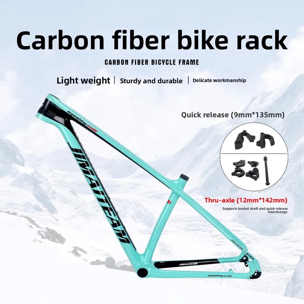 JIMAITEAM guide frame for carbon fiber mountain bike wiring complete frame for bike offroad green light