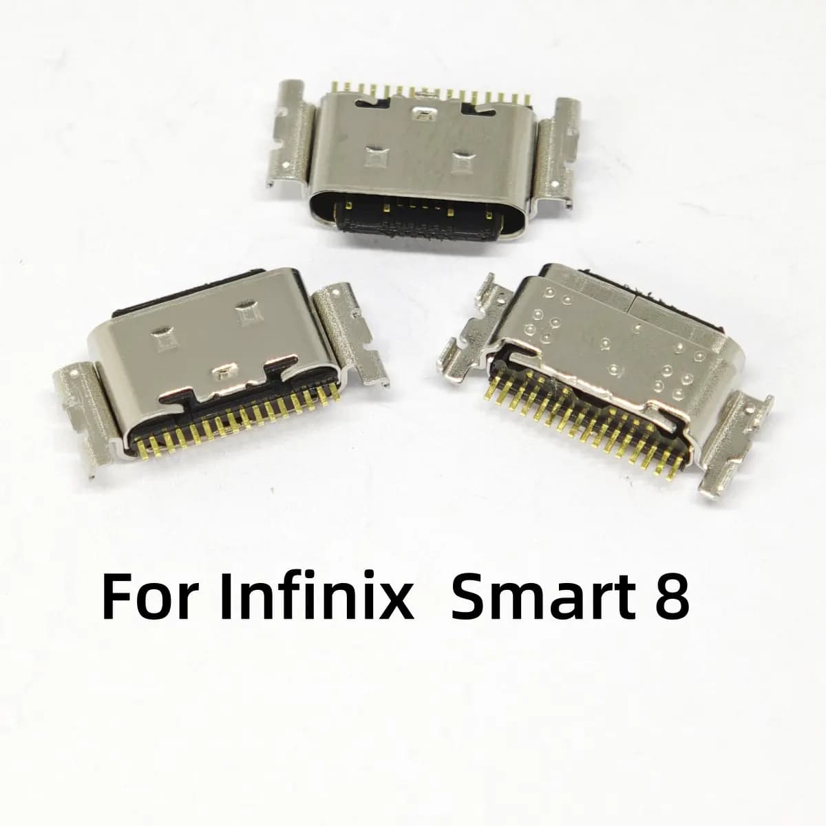5-50PCS Per Infinix Smart 8 X6525 USB Spille di Ricarica Porta Dock Spina del Caricatore Presa del Connettore Parti di Riparazione