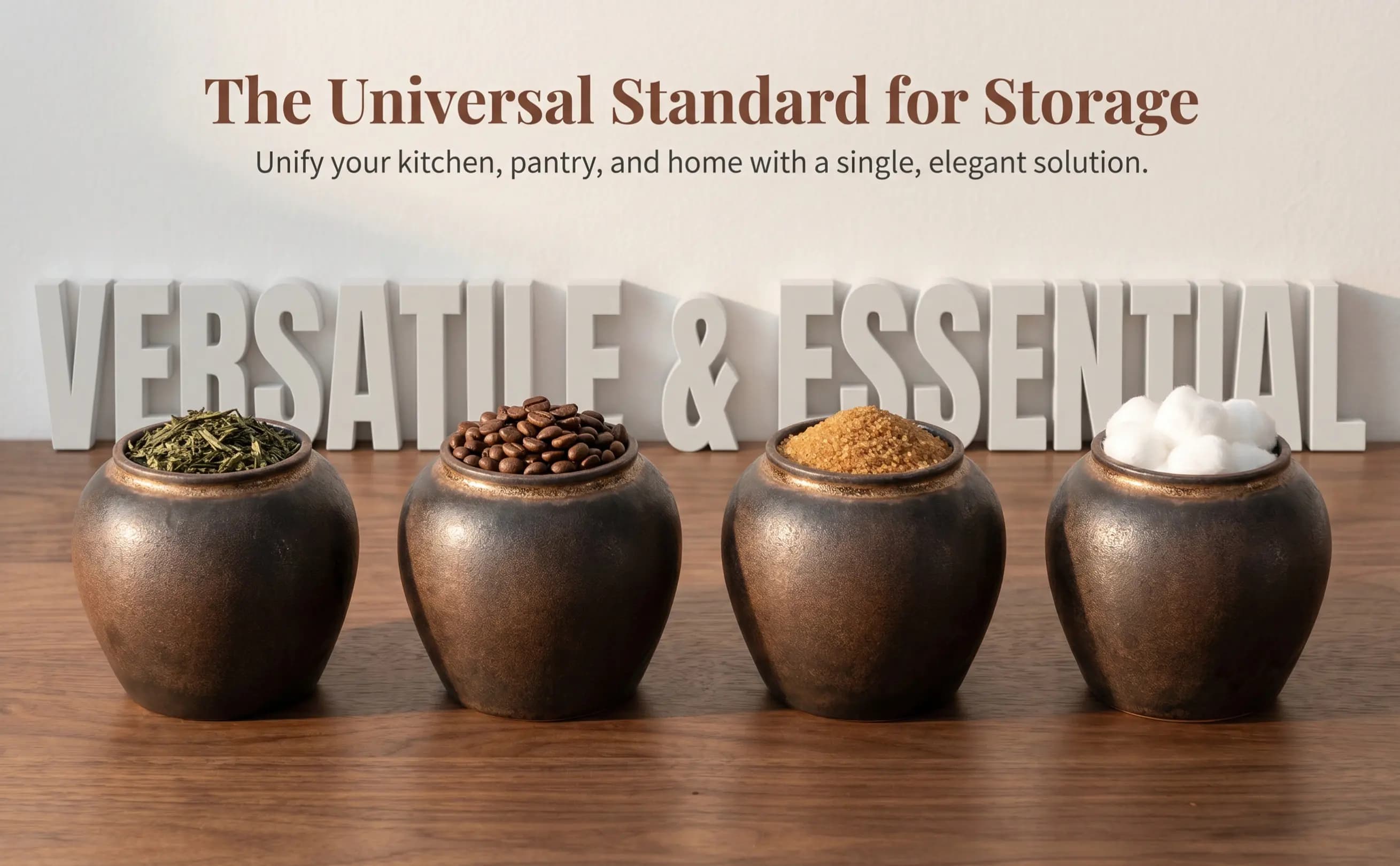 Ceramic Tea Container Japanese Inspired Airtight Function Storage Canister for Tea Coffee Rice Cereal Beans Nuts