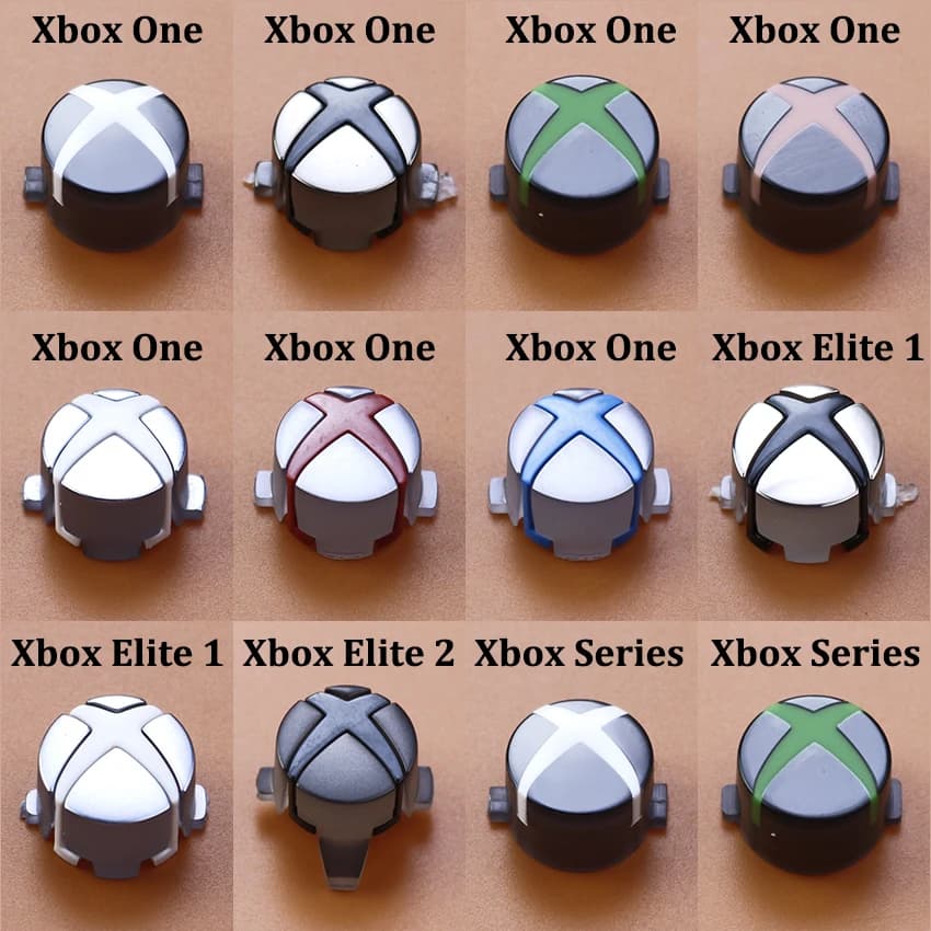 Pulsante Home JCD per Xbox One Slim X1S Elite 1 2 Serie S/X Controller Start Ritorno Indietro Interruttore Guida di alimentazione della luce Logo Chiave