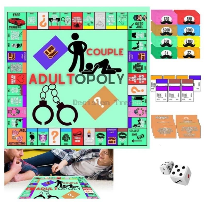 2025 nuovo coppia di adulti gioco di scacchi notte coppia di adulti gioco notte monopolio partito casual coppia multifunzionale gioco da tavolo set a001