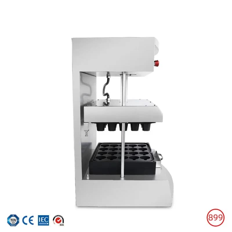 220V/110V Commercial Electric Waffle Maker, Fully Automatic Snack Baking Machine, Edible Coffee Cup Maker 3.2KW(Customized)