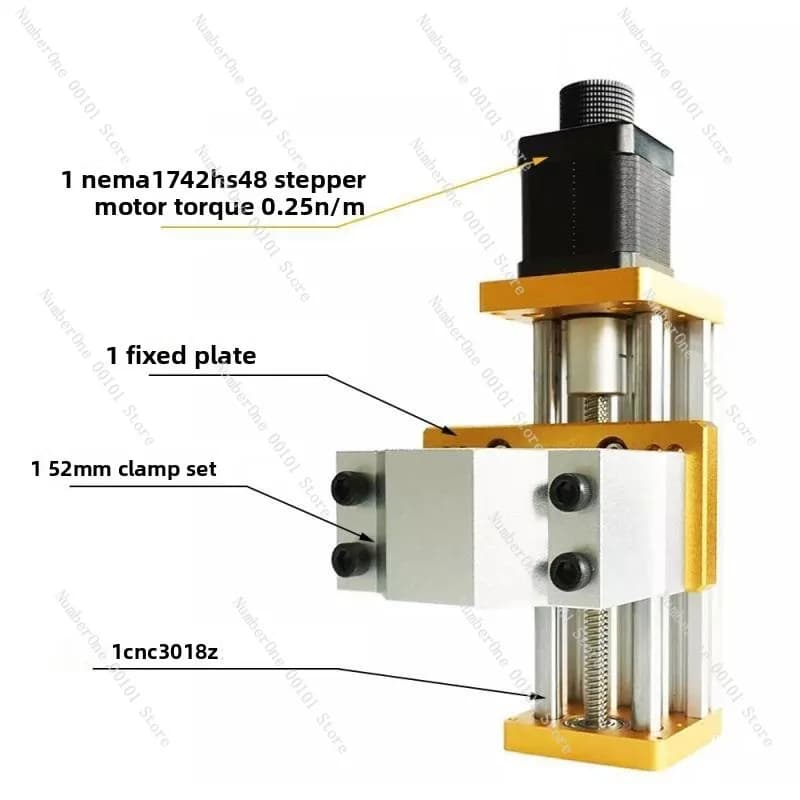 Numeral control Z axis kit, three axis laser engraving machine motor clip, step-by-step motor accessories set, 45 mm instrument