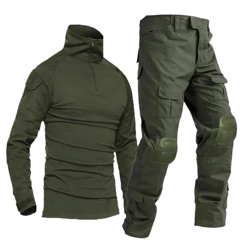 Paintball abbigliamento da lavoro uniforme da tiro outdoorstattical Combat Camouflage camicie Cargo ginocchiere pantaloni tute